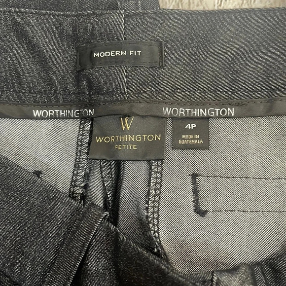 Worthington dark modern fit pants 4P - Picture 4 of 4